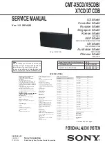 Sony CMT-X7CD Service Manual preview