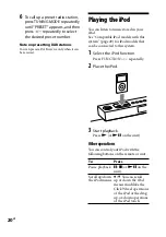 Предварительный просмотр 20 страницы Sony CMT-Z100DIR Operating Instructions Manual