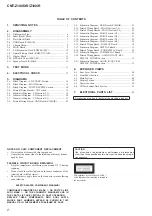 Preview for 2 page of Sony CMT-Z100DIR Service Manual