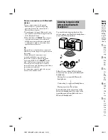 Preview for 18 page of Sony CMTBX50BTi - Music Streaming Micro Hi-Fi Shelf System Operating Instructions Manual