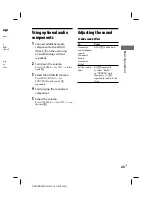 Preview for 23 page of Sony CMTBX50BTi - Music Streaming Micro Hi-Fi Shelf System Operating Instructions Manual