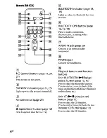 Предварительный просмотр 6 страницы Sony CMTBX5BT - CMT Micro System Operating Instructions Manual