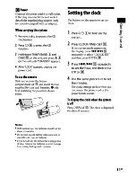 Предварительный просмотр 11 страницы Sony CMTBX5BT - CMT Micro System Operating Instructions Manual