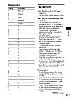 Preview for 29 page of Sony CMTBX5BT - CMT Micro System Operating Instructions Manual