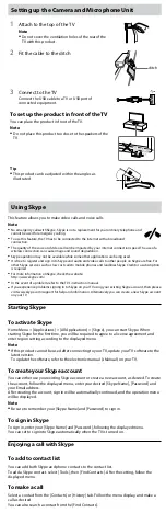 Preview for 4 page of Sony CMU-BR200 User Manual