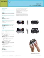 Preview for 2 page of Sony COM-1/B - Mylo Personal Communicator Specifications