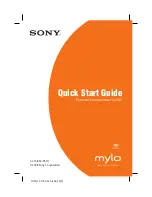 Preview for 1 page of Sony COM-2  Supplement 1 Quick Start Manual