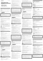 Sony CompactFlash NCFB1G Operating Instructions preview