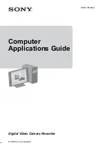 Preview for 1 page of Sony Computer Applications Guide Application Manual