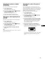 Preview for 11 page of Sony CPD-110GS Operating Instructions Manual