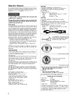 Preview for 2 page of Sony CPD-E540 Marketing Specifications  (includes Comparison Chart) Operating Instructions Manual