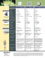 Preview for 2 page of Sony CPD-E540 Marketing Specifications  (includes Comparison Chart) Specifications