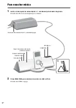 Предварительный просмотр 22 страницы Sony CPF-iP001 - Cradle Audio System Operating Instructions Manual