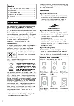 Предварительный просмотр 42 страницы Sony CPF-iP001 - Cradle Audio System Operating Instructions Manual