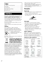 Предварительный просмотр 82 страницы Sony CPF-iP001 - Cradle Audio System Operating Instructions Manual