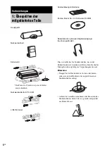 Предварительный просмотр 112 страницы Sony CPF-IX001 - Wireless PC-Linked Audio System Operating Instructions Manual