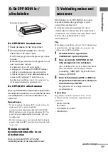 Preview for 151 page of Sony CPF-IX001 - Wireless PC-Linked Audio System Operating Instructions Manual