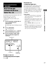 Предварительный просмотр 157 страницы Sony CPF-IX001 - Wireless PC-Linked Audio System Operating Instructions Manual