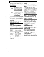 Preview for 7 page of Sony CPJ-200 Operating Instructions / Mode d’emploi Operating Instructions Manual