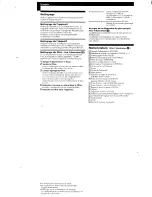 Preview for 12 page of Sony CPJ-200 Operating Instructions / Mode d’emploi Operating Instructions Manual