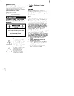 Preview for 2 page of Sony CPJ-A300 Operating Instructions / Mode d’emploi Operating Instructions Manual