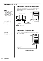 Предварительный просмотр 10 страницы Sony CPJ-A300E Operating Instruction