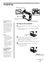 Предварительный просмотр 11 страницы Sony CPJ-A300E Operating Instruction