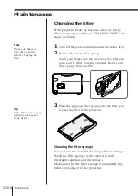 Предварительный просмотр 20 страницы Sony CPJ-A300E Operating Instruction