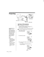 Предварительный просмотр 12 страницы Sony CPJ-D500 - SVGA LCD Projector Operating Instructions Manual