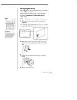 Предварительный просмотр 25 страницы Sony CPJ-D500 - SVGA LCD Projector Operating Instructions Manual