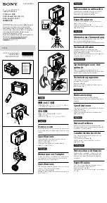 Preview for 1 page of Sony CPT-R1 Operating Instructions