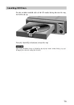 Предварительный просмотр 21 страницы Sony CRX1600L User Manual