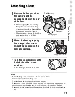 Предварительный просмотр 23 страницы Sony CS-301 Instruction Manual