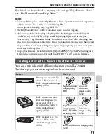 Предварительный просмотр 71 страницы Sony CS-301 Instruction Manual