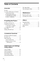 Preview for 2 page of Sony CS20 - VPL SVGA LCD Projector Operating Instructions Manual