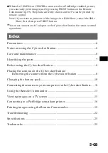 Preview for 5 page of Sony CSS-FEB Operating Instructions  (primary manual) Operating Instructions Manual