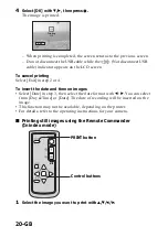 Preview for 20 page of Sony CSS-FEB Operating Instructions  (primary manual) Operating Instructions Manual