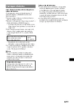 Preview for 21 page of Sony CSS-HD1 Manual de instrucciones / Manual de instrucoes (Spanish) Manual De Instrucciones