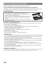 Preview for 8 page of Sony CSS-HD2 - Cyber-Shot Station Digital Camera Docking Operating Instructions Manual