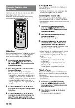 Preview for 16 page of Sony CSS-HD2 - Cyber-Shot Station Digital Camera Docking Operating Instructions Manual