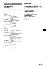 Preview for 19 page of Sony CSS-HD2 - Cyber-Shot Station Digital Camera Docking Operating Instructions Manual