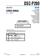 Предварительный просмотр 41 страницы Sony CSS-PHB - Cybershot Station For DSCP200 Digital Cameras Service Manual