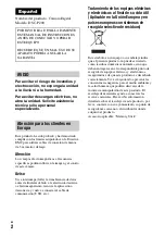 Preview for 2 page of Sony CSS-PHB - Cybershot Station For DSCP200 Digital Cameras (Spanish) Guía Del Usuario