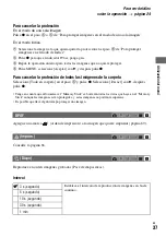 Preview for 37 page of Sony CSS-PHB - Cybershot Station For DSCP200 Digital Cameras (Spanish) Guía Del Usuario