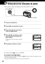 Preview for 42 page of Sony CSS-PHB - Cybershot Station For DSCP200 Digital Cameras (Spanish) Guía Del Usuario