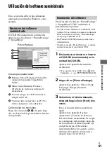 Preview for 61 page of Sony CSS-PHB - Cybershot Station For DSCP200 Digital Cameras (Spanish) Guía Del Usuario