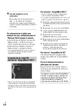 Preview for 64 page of Sony CSS-PHB - Cybershot Station For DSCP200 Digital Cameras (Spanish) Guía Del Usuario