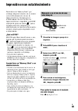 Preview for 69 page of Sony CSS-PHB - Cybershot Station For DSCP200 Digital Cameras (Spanish) Guía Del Usuario