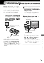 Preview for 71 page of Sony CSS-PHB - Cybershot Station For DSCP200 Digital Cameras (Spanish) Guía Del Usuario