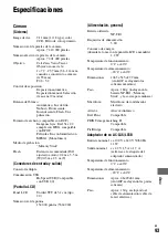 Preview for 93 page of Sony CSS-PHB - Cybershot Station For DSCP200 Digital Cameras (Spanish) Guía Del Usuario